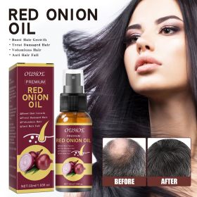 OUHOE Onion Hair Growth Essential Oil, Strengthens And Hydrates Hair Growth Hair Dense Hair Care Spray