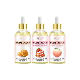 SKAT Body Essence Oil Moisturizing Nourishing Fragrance Brightening Moisturizing Body Lotion Essence Body Oil (size: Strawberry Shortbread Cookies)
