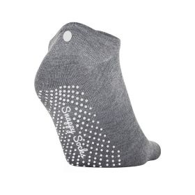 Grey Never Slip Socks - Single Pair (size: 6M-12M)