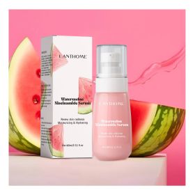 Watermelons Niacinamide Serum, Dilute Spots Firming Haun White Skin Hydrating Moisture Essence (Color: Pink)